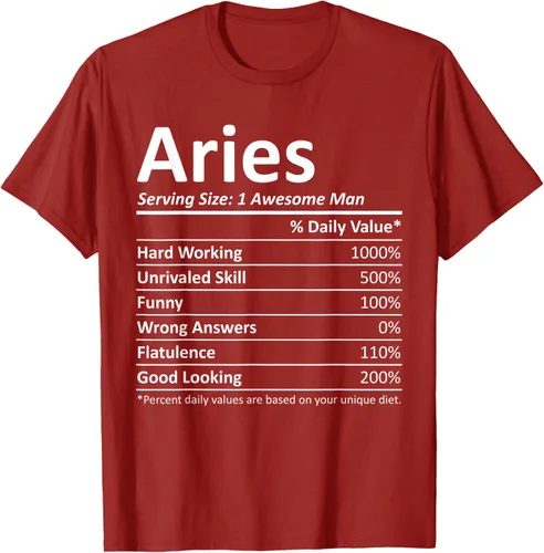 Vista 42 de ARIES Nutrition - Camiseta divertida de regalo con nombre personalizado para cumpleaños, Negro, S