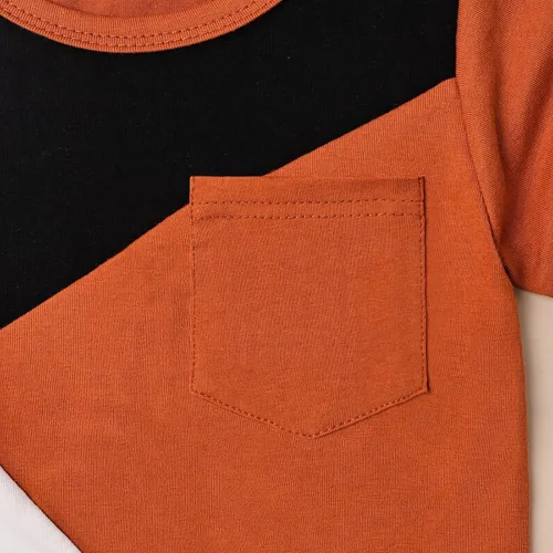 Vista 6 de Ropa para bebé niño pequeño, trajes de verano de manga corta, camiseta y pantalones cortos, conjunto de ropa para niños de 12 meses a 4 años