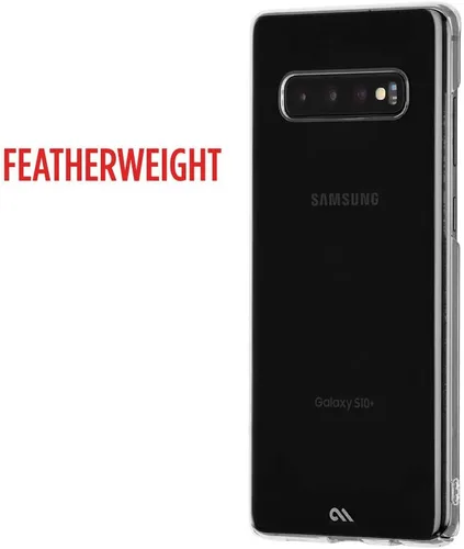 Vista 2 de Case-Mate - Apenas hay - Funda transparente fina para Samsung Galaxy S10+ - Transparente