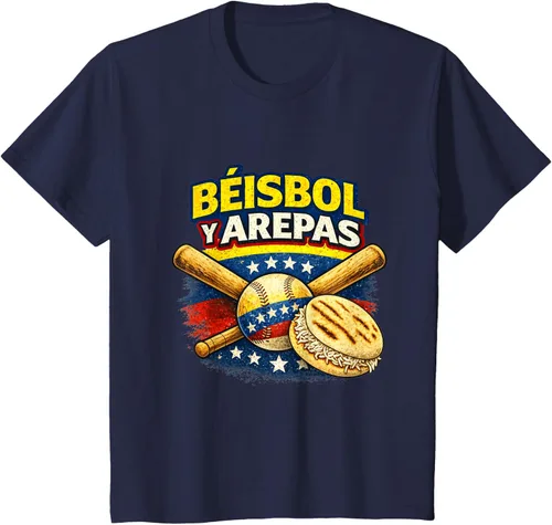 Vista 57 de Camiseta Beisbol y Arepas Venezuelas Baseball Pride Team 2026