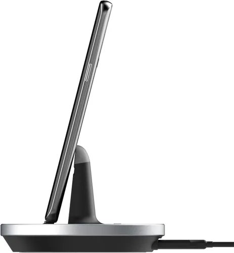 Vista 5 de Encased Soporte de carga de escritorio para teléfono y tabletas USB-C, cargador de estación de acoplamiento ajustable compatible con fundas