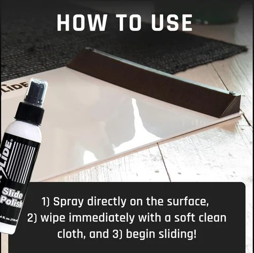 Vista 3 de Pulidor de Tablero Deslizante - Spray y Lubricante para Tablero Deslizante de Hockey para Deslizamiento sin Fricción - Spray de Silicona Premium
