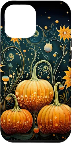 Vista 26 de Pumpkins - Carcasa para iPhone 17, diseño floral de otoño
