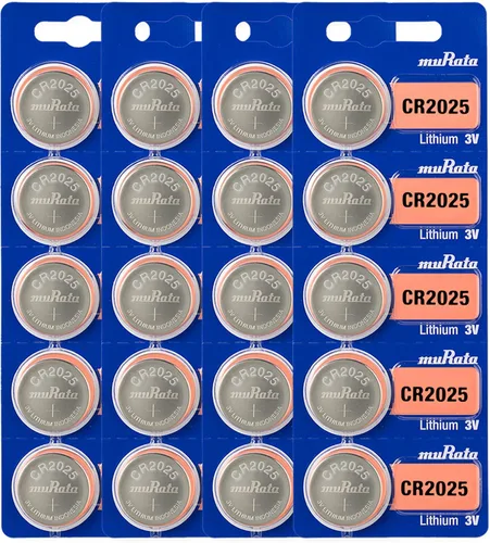 Vista 11 de Murata Batería CR2025 3V Litio Moneda Celda - Reemplaza Sony CR2025 (2 Baterías)
