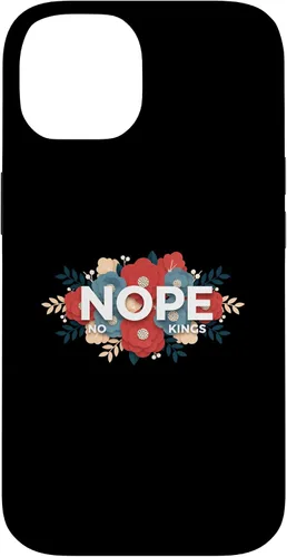 Vista 4 de Nope, No Kings Floral Statement Art Print for Makers Case for iPhone 11 Pro Max