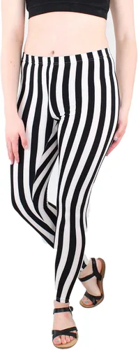Vista 2 de Carnival Legging de microfibra suave estampado de longitud completa para mujer