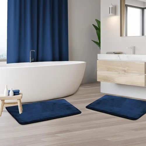 Vista 139 de Clara Clark Alfombra de Baño 24" x 17" - Alfombras de Baño, Tapete de Baño de Espuma Viscoelástica, Afelpado, Acogedor, Ultra Suave, Antideslizante
