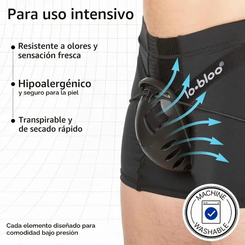 Vista 3 de Lo Bloo Thai Cup 2.0 Professional Athletic/Coquilla protectora de ingle para Deportes de contacto como el MMA, grappling, Jiu-Jitsu Brasileño