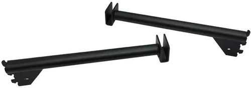 Vista 3 de 2 PC 12 "Negro Mate Soporte Estante Soporte Hangrail Rack Display