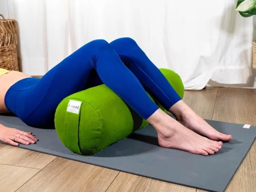 Vista 116 de Sol Living Almohada de yoga rectangular para meditación, accesorios de meditación de algodón, almohada de meditación restaurativa de yoga, almohada