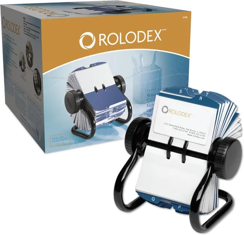Vista 4 de Rolodex Archivo de la tarjeta giratoria de 500 cartas Tarjetero