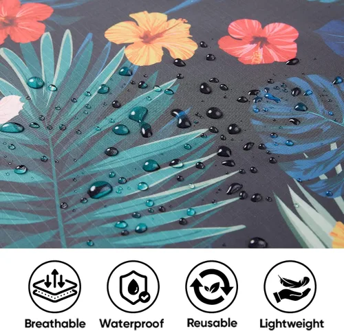 Vista 5 de PTEROMY Poncho de lluvia para adultos con capucha y cremallera de 14, abrigos de lluvia ligeros para mujeres y hombres, artículos esenciales