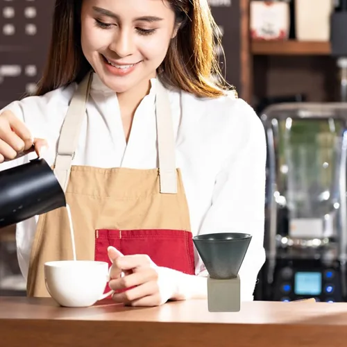 Vista 3 de Mobestech 1Set Vintage Ceramic Milk Mug for Coffee Tea and Latte Stylish Water Cup with Stable Base for Home Office and Cafe Use Elegant Design and