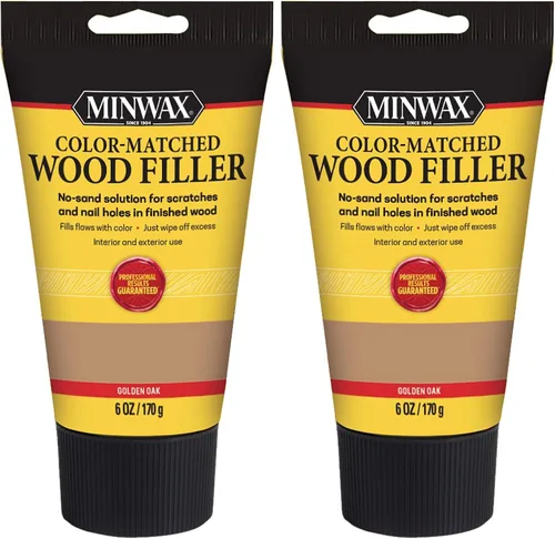 Vista 10 de Minwax Relleno de madera a juego, roble dorado, 6 onzas