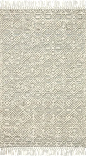 Vista 5 de Loloi II Noelle Collection NOE-01 - Alfombra decorativa de 2 pies y 0 pulgadas x 5 pies, color marfil/negro