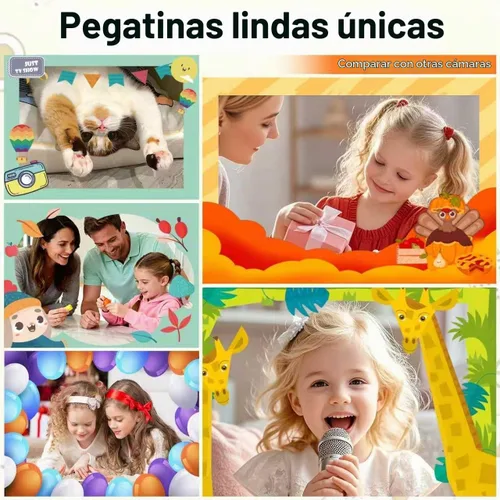 Vista 3 de MaxMango Cámara digital, cámara de vlogging de 64 MP y 2.4 pulgadas para principiantes, pantalla abatible de 180°, apunta y dispara, cámaras Negro