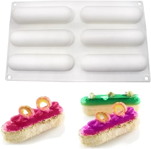 Vista 17 de mostsom Moldes de silicona para hornear pastel de mousse, molde de silicona para chocolate, molde de postre francés para chocolate pastelero, moldes