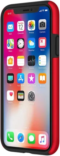 Vista 2 de Incipio IPH-1629-RBK Funda para Apple iPhone X DualPro - Rojo iridiscente/Negro