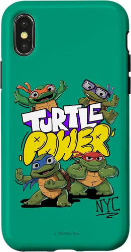 Vista 5 de Teenage Mutant Ninja Turtles: Mutant Mayhem - Funda con diseño de tortuga para iPhone 17