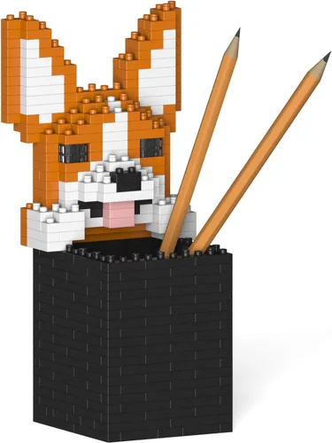 Vista 11 de JEKCA Boston Terrier Pencil Cup 01S Bloques de construcción de plástico para perros Estacionario Edad 14 +