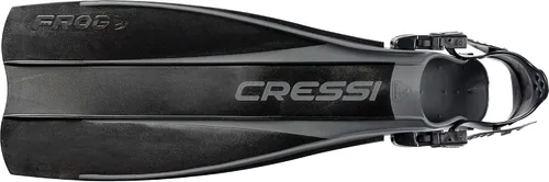 Vista 5 de Cressi Aletas de buceo de tacón abierto fuertes y resistentes Frog: Made in Italy desde 1946