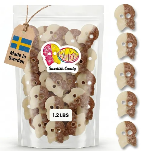 Vista 16 de Caramelos suecos, caramelos de gomitas, mezcla de dulces variados, dulces Bubs (0.5 libras, plátano toffee ovalado)