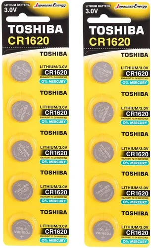 Vista 5 de Toshiba CR1620 - Paquete de ampolla resistente a los niños (2 baterías)