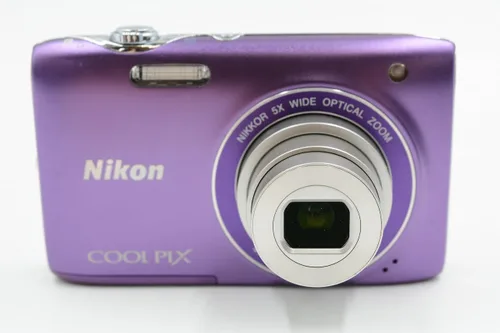 Vista 6 de Nikon Coolpix S3100 14 MP cámara digital con lente de zoom óptico de gran angular NIKKOR de 5x y LCD de 2.7 pulgadas (Morado) (modelo antiguo)