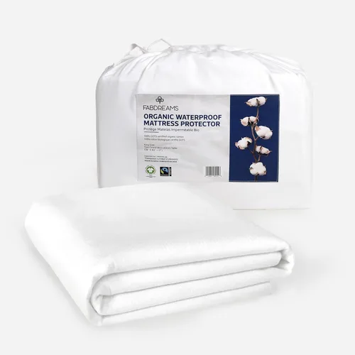 Vista 9 de FABDREAMS Protector de colchón acolchado orgánico tamaño Twin Almohadilla de colchón Funda de colchón Naturalmente transpirable Sin ruido