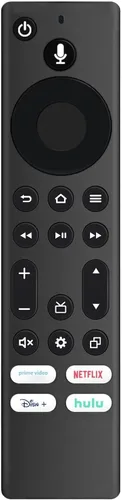 Vista 3 de NTQinParts Control remoto de TV de voz de repuesto para Insignia NS-24F201NA23 24", NS-32F201NA23 32" F20 Series Smart HD 720p TV