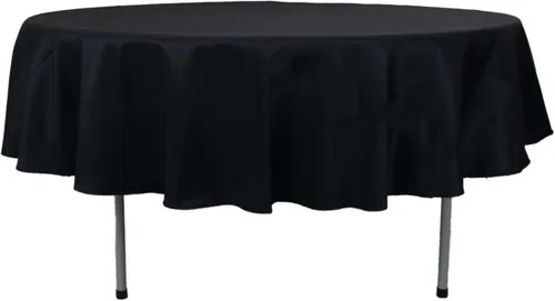 Vista 6 de Efavormart - Mantel redondo de poliéster de 90 pulgadas sin costuras de calidad comercial para banquetes de boda, restaurante