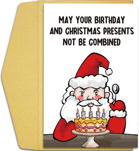 Vista 9 de Qiliji Tarjeta de Navidad romántica para él y ella, divertida tarjeta de Navidad para marido, esposa, novio y novia, regalo de tarjeta de Navidad