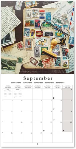 Vista 3 de Calendario de pared oficial de cocina 2022, calendario 2022, calendario de pared cuadrado de 12 x 12 pulgadas 2022, calendario familiar 2022