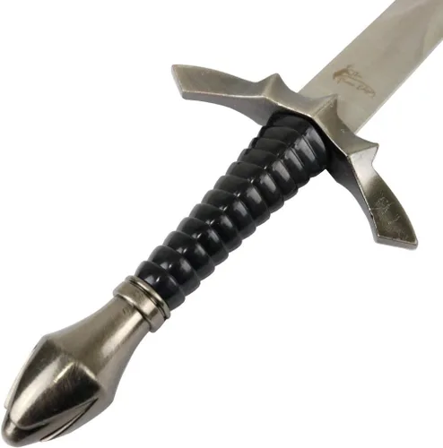 Vista 4 de TheBoneEdge - Cuchillo de daga romana con vaina de espada corta medieval de 13 pulgadas