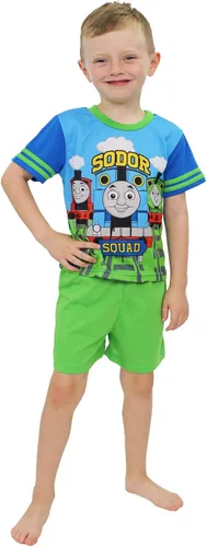 Vista 3 de Thomas Friends Toddler Boys 3 piece Shorts Pajamas Set