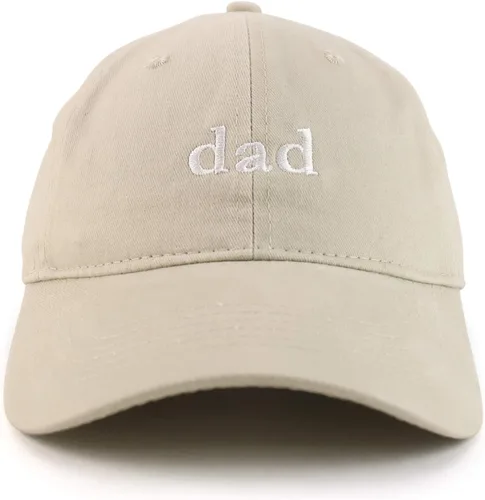Vista 2 de Trendy Apparel Shop Gorra de algodón suave de perfil bajo bordado para papá