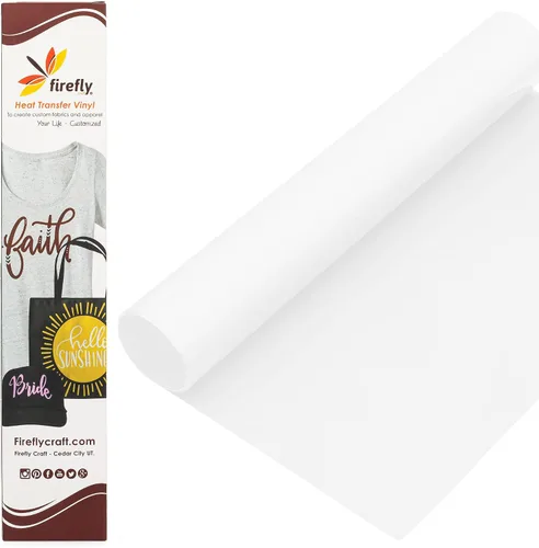 Vista 117 de Firefly Craft - Lámina de vinilo 3D de transferencia de calor, vinilo HTV grueso de 3 dimensiones, para planchar para usar con Cricut y Silhouette