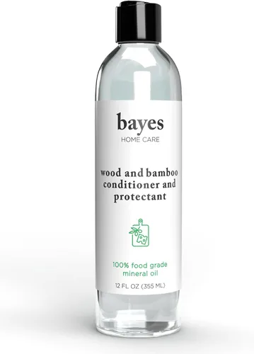 Vista 10 de Bayes Aceite mineral de grado alimenticio para tabla de cortar, aceite mineral de grado alimenticio para bambú, teca y acondicionador y protector