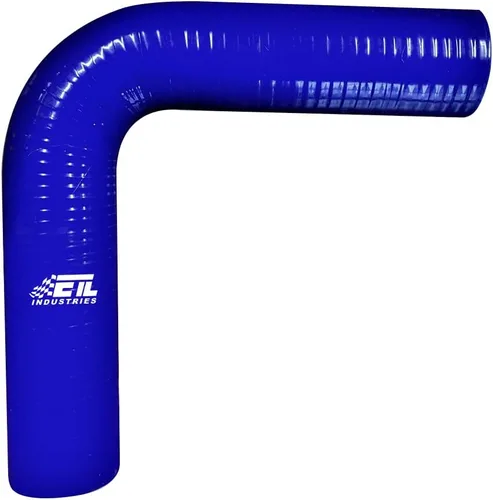 Vista 9 de 1.5" ID, 7" de longitud de pierna, codo de 90 grados, manguera acopladora de silicona, manguera de tubo de silicona universal reforzada de 4 capas