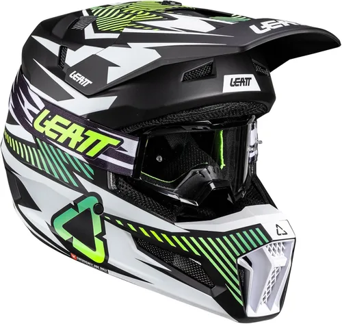 Vista 9 de Leatt Casco compuesto Moto 3.5 con kit de gafas 3.5