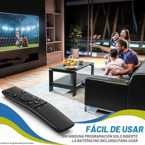Vista 5 de Angrox BN59-01259E Remoto Reemplazado para Samsung-Smart-TV-Remote Todos