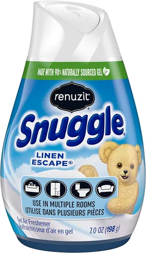 Vista 2 de Renuzit Snuggle Linen Escape - Ambientador ajustable, cono de 7 onzas (paquete de 12)
