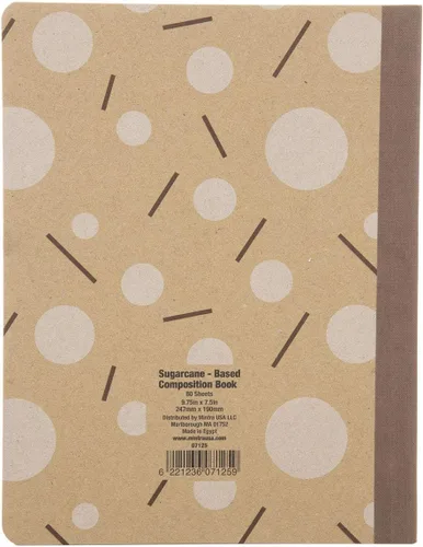 Vista 7 de Mintra Office - Cuadernos 100% reciclados, caña de azúcar, Design Cover 3pk Funda de diseño 3pk