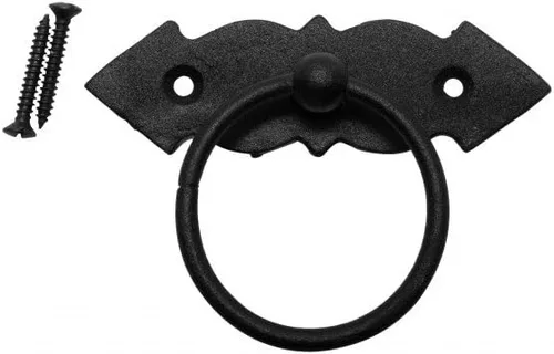 Vista 18 de Renovators Supply Manufacturing Manijas de Gabinete de 3 pulgadas de Hierro Forjado Negro Tiradores de Cajón Manijas Antiguas de Gabinete de Cocina