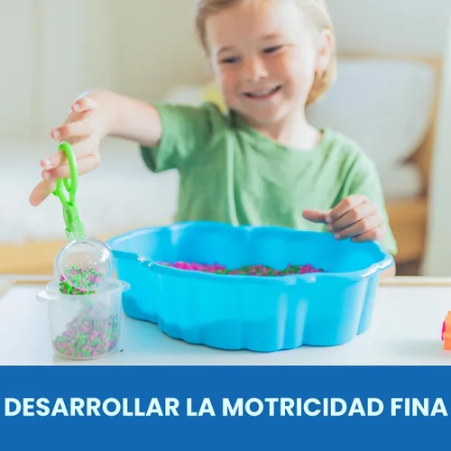 Vista 5 de Educational Insights Pluffle® Estación Sensorial - Juego de Espuma para Contenedor Sensorial, Alternativa Sin Desorden a los Juguetes de Arena