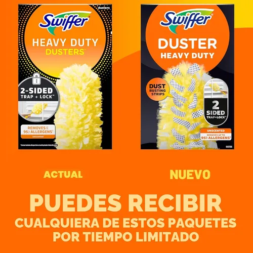 Vista 14 de Swiffer Plumeros de repuesto para limpieza, alternativa desechable de plumas y microfibra, para quitar el polvo de muebles, persianas, ventiladores