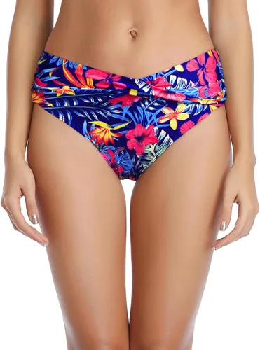 Vista 15 de Parte inferior de bikini para mujer, cobertura completa, parte inferior de Negro