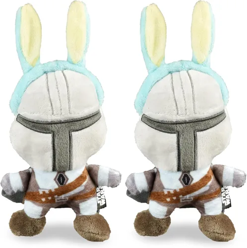 Vista 13 de STAR WARS FF19495 - Juguete chirriante para mascotas, peluche de Chewbacca Rebel y huevo de Pascua de 6 pulgadas, juguete relleno de Chewbacca