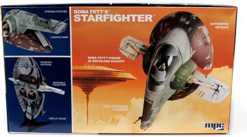 Vista 2 de MPC Star Wars: The Mandalorian Boba Fett Starfighter Kit de modelo a escala 1:85