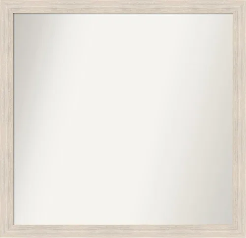 Vista 144 de Amanti Art Espejo personalizado, espejo de baño estrecho Alexandria White Wash, espejo de pared o espejo de tocador de baño sobre el fregadero